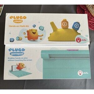 Plugo Gamepad & Plugo Count Hands on Math Kit by Shifu with Original Boxes